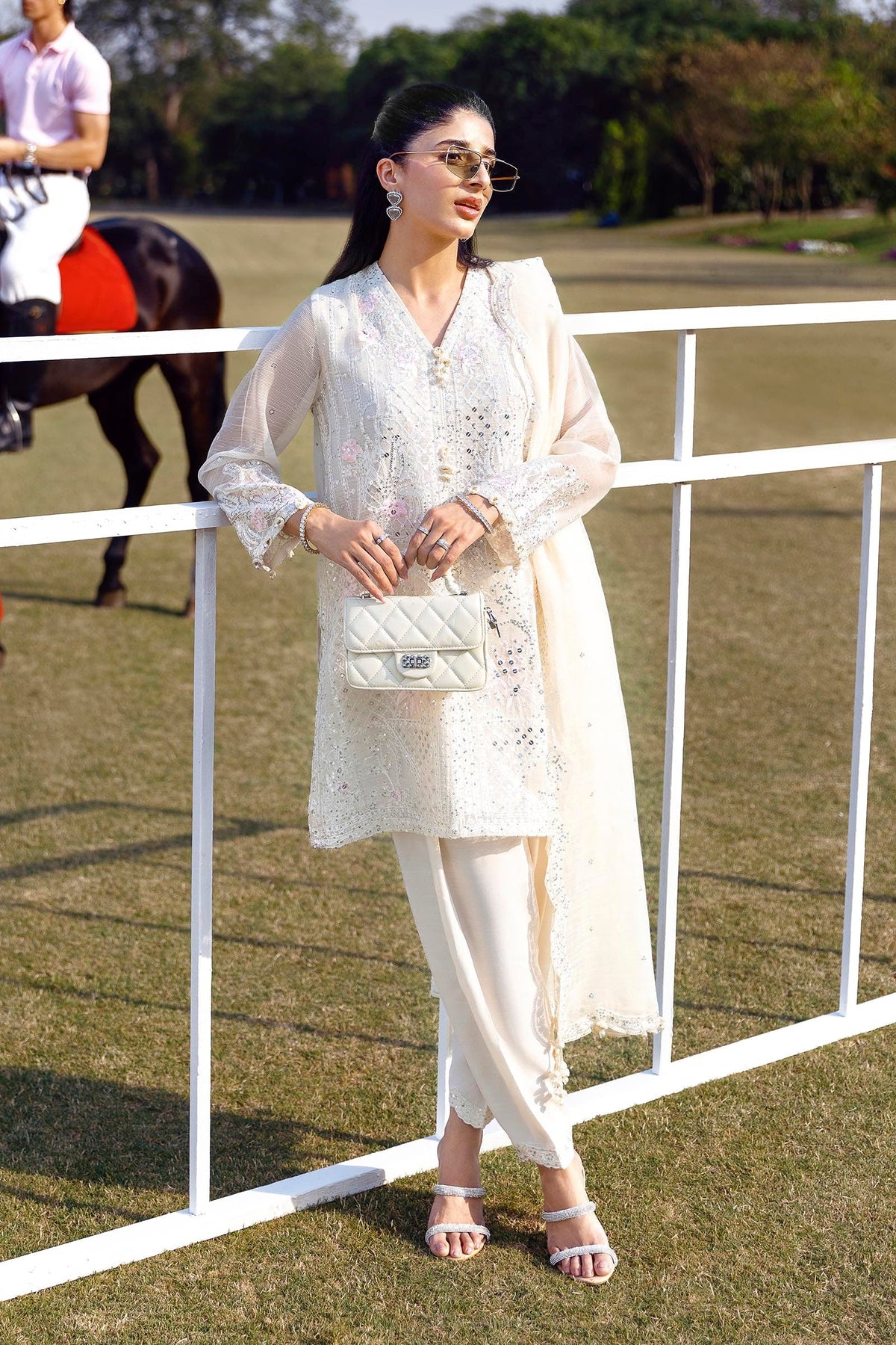 Stitched Embroidered Cotton Shirt