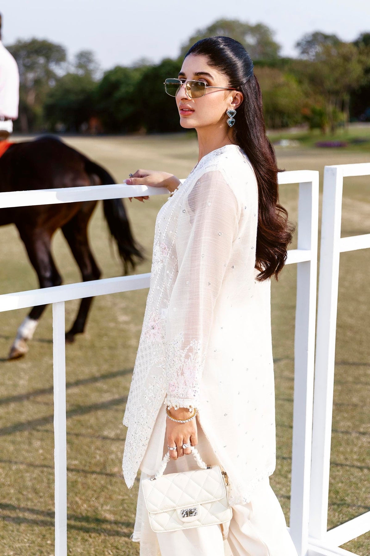 Stitched Embroidered Cotton Shirt