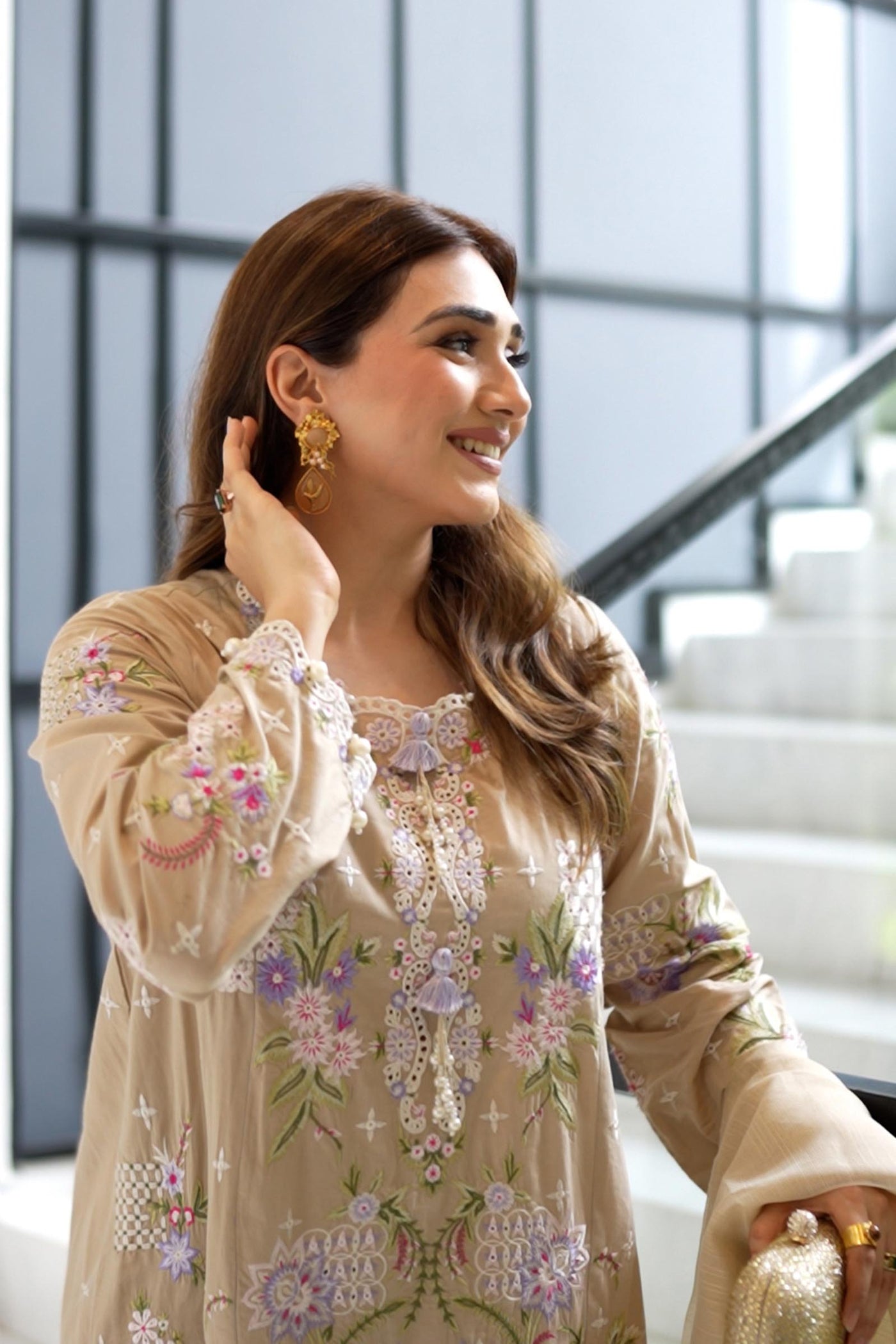 Stitched Signature Shirt + Bottom + Dupatta