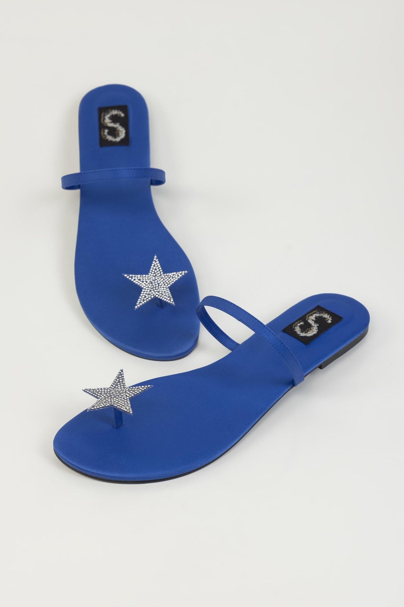 Blue Star Toe Ring Flats