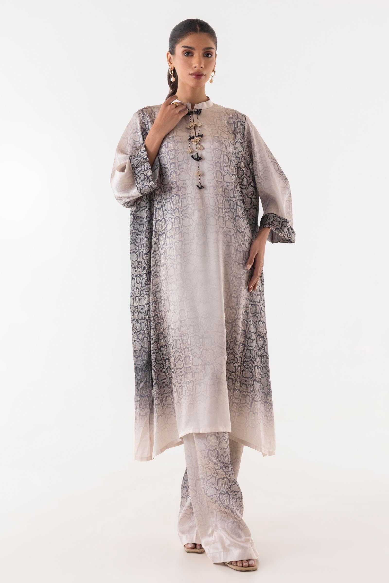 Stitched Digital Printed Shirt + Culotte