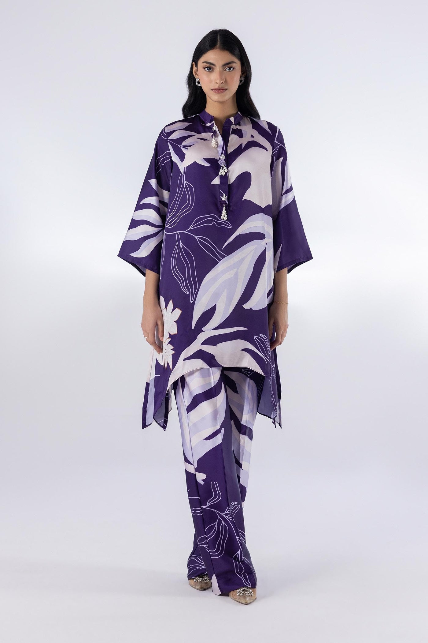 Stitched Dyed Khaddar Shirt + Shalwar