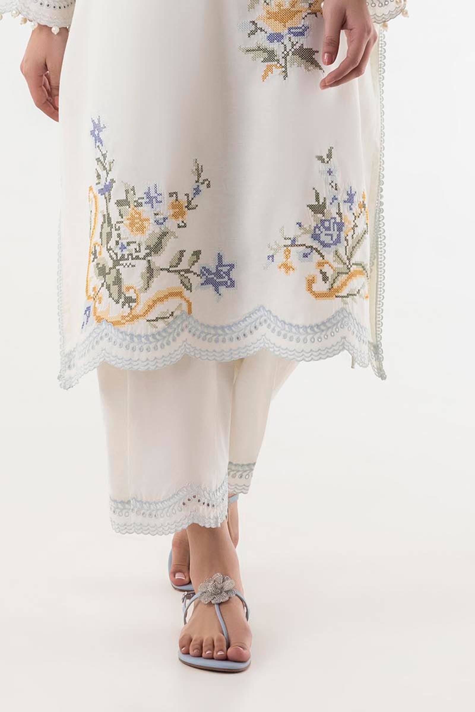 Stitched Lawn Culotte