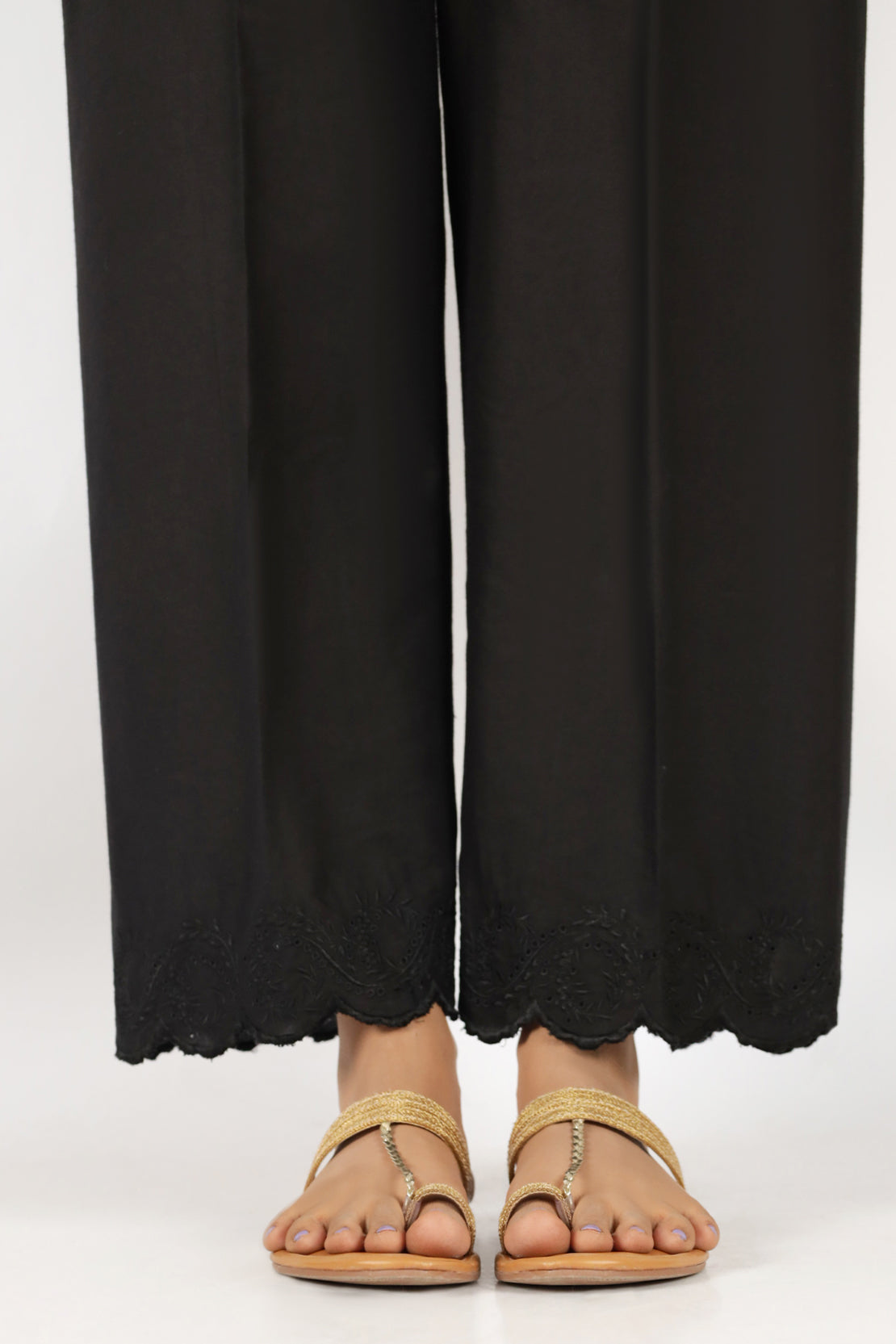 Embroidered Cotton Pant58582