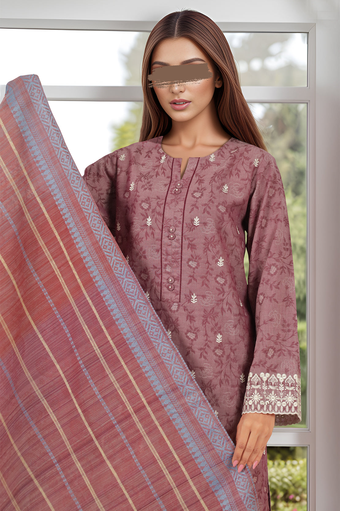 Soft Jacquard Dupatta56636