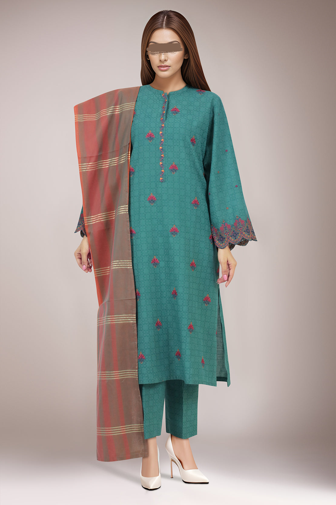 Zari Strip Dupatta63924