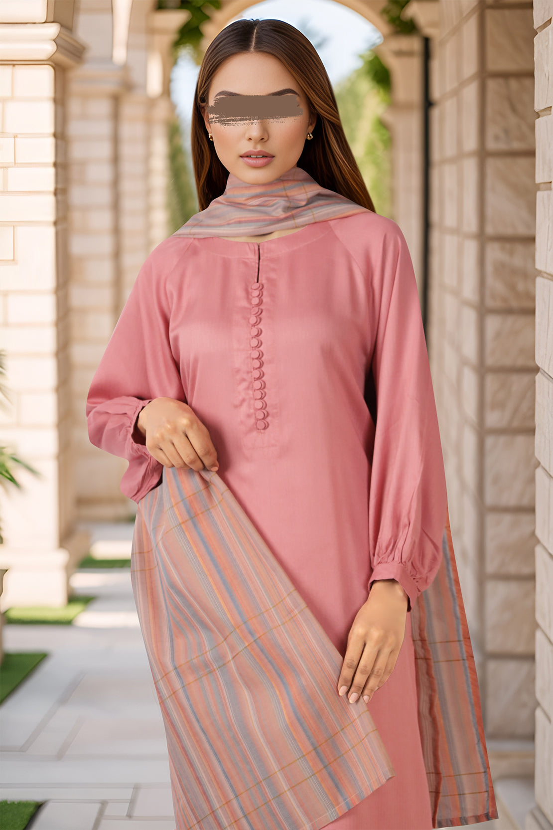 Zari Strip Dupatta57671