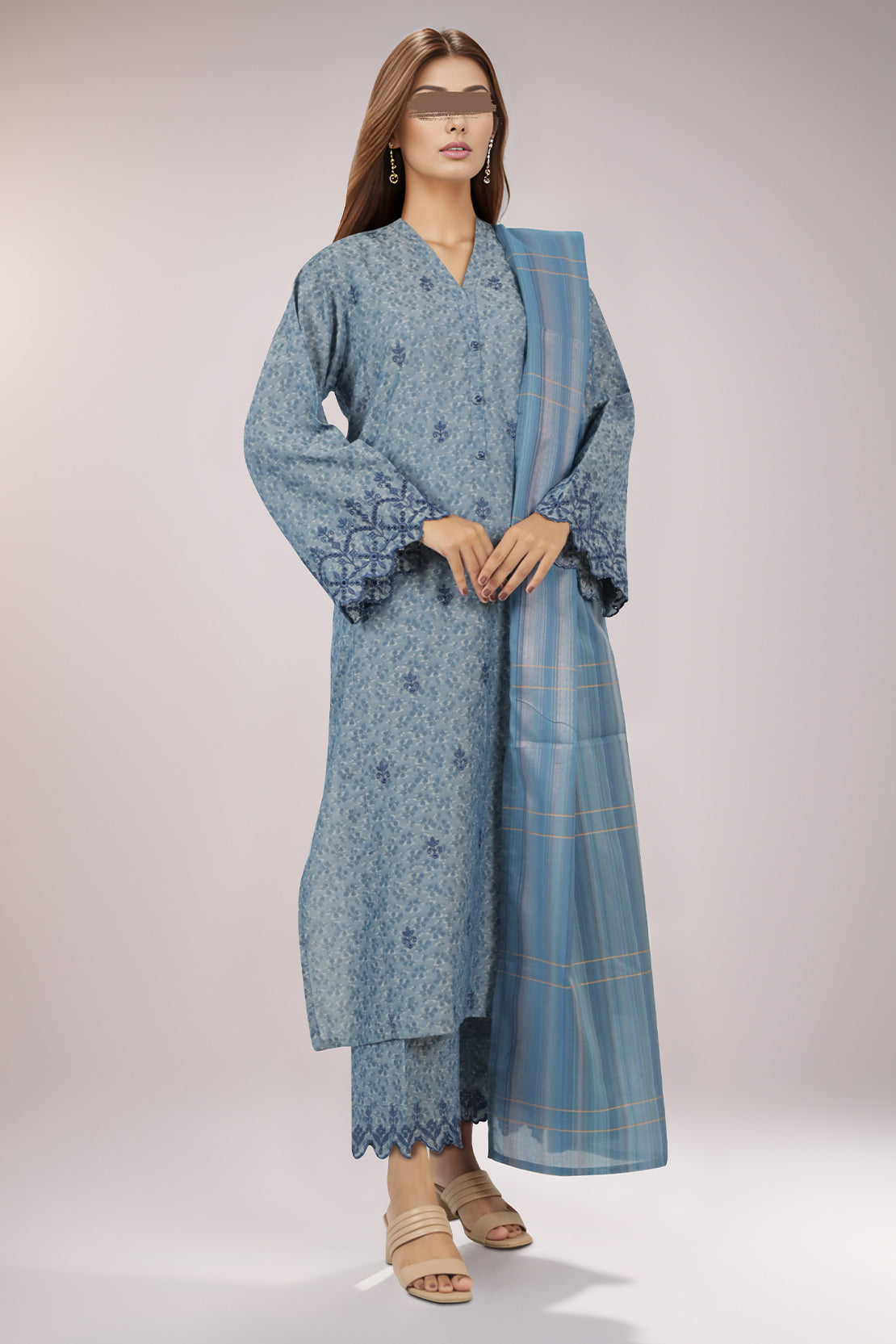 Zari Strip Dupatta62660
