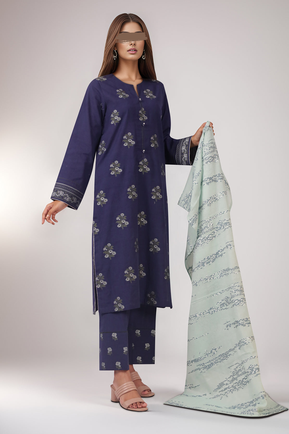 Cotton Jacquard Stole63624