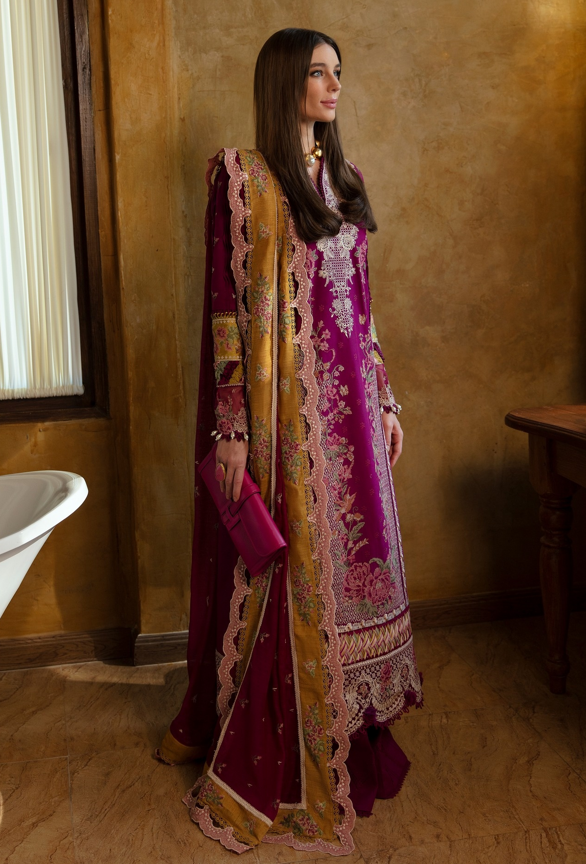 Ilana by Republic Embroidered Lawn Unstitched 3Pc Suit D6-A Camille
