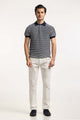 Striped Knit Polo