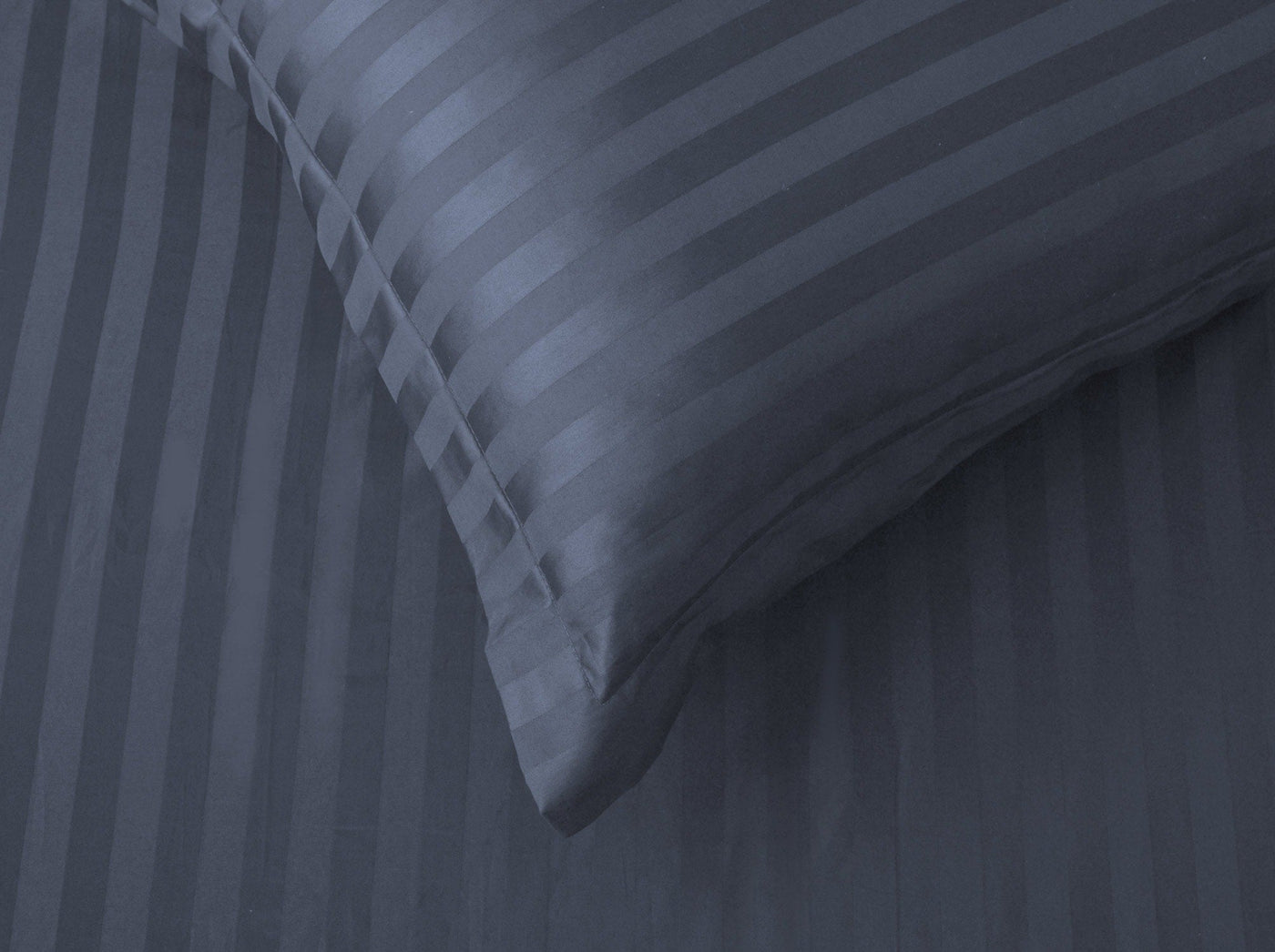 Stromy Stripe Satin T-250 Quilt Cover Set