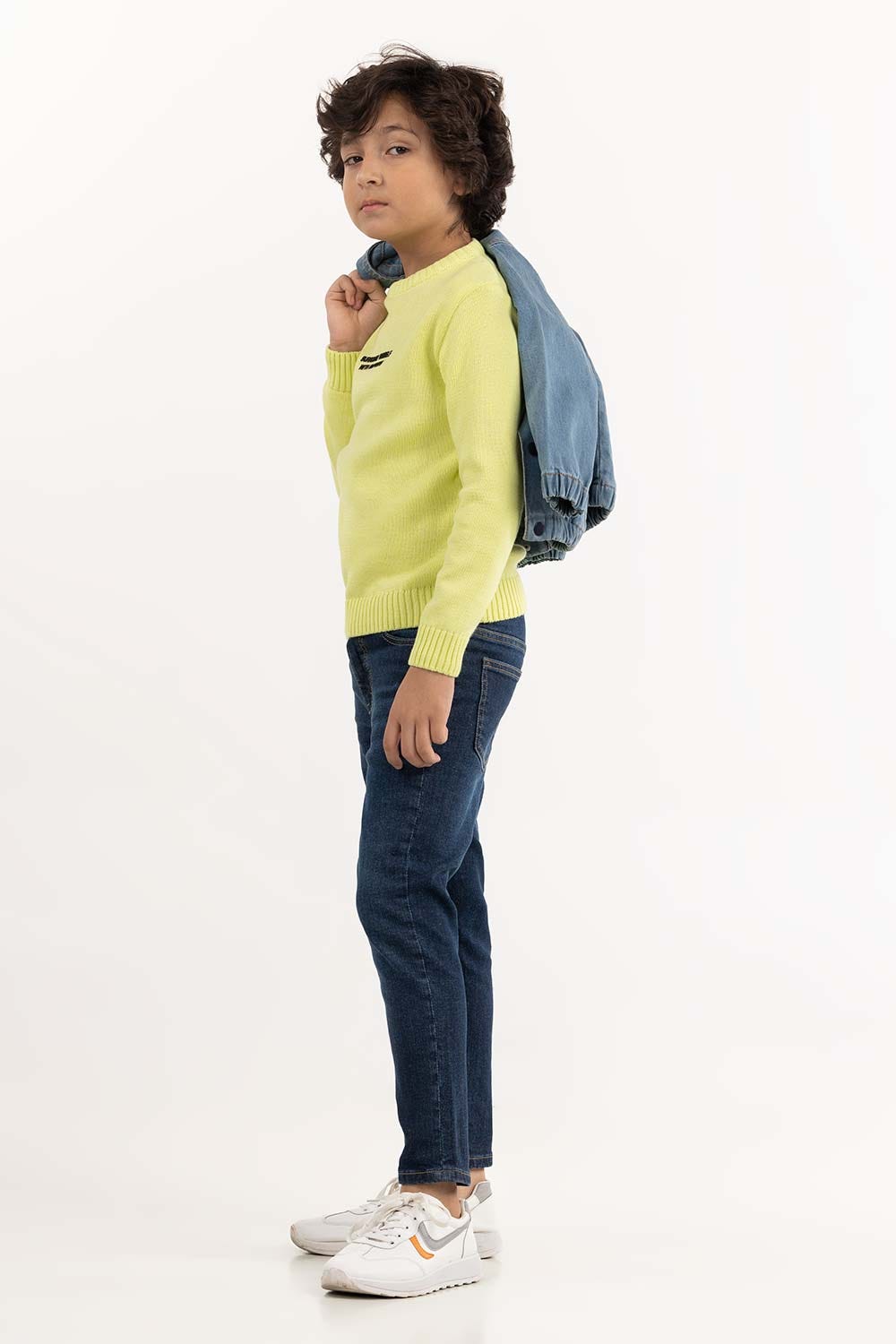 Toddler Boy Sunny Lime Sweater