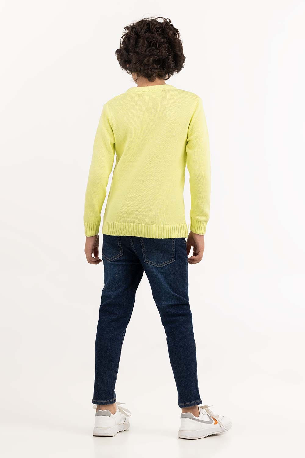 Toddler Boy Sunny Lime Sweater