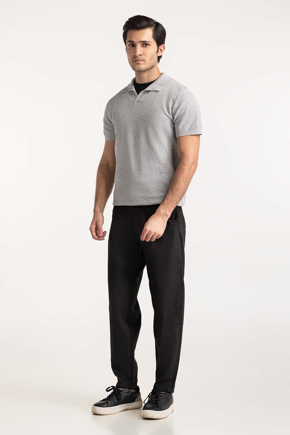 Sweater Knit Polo