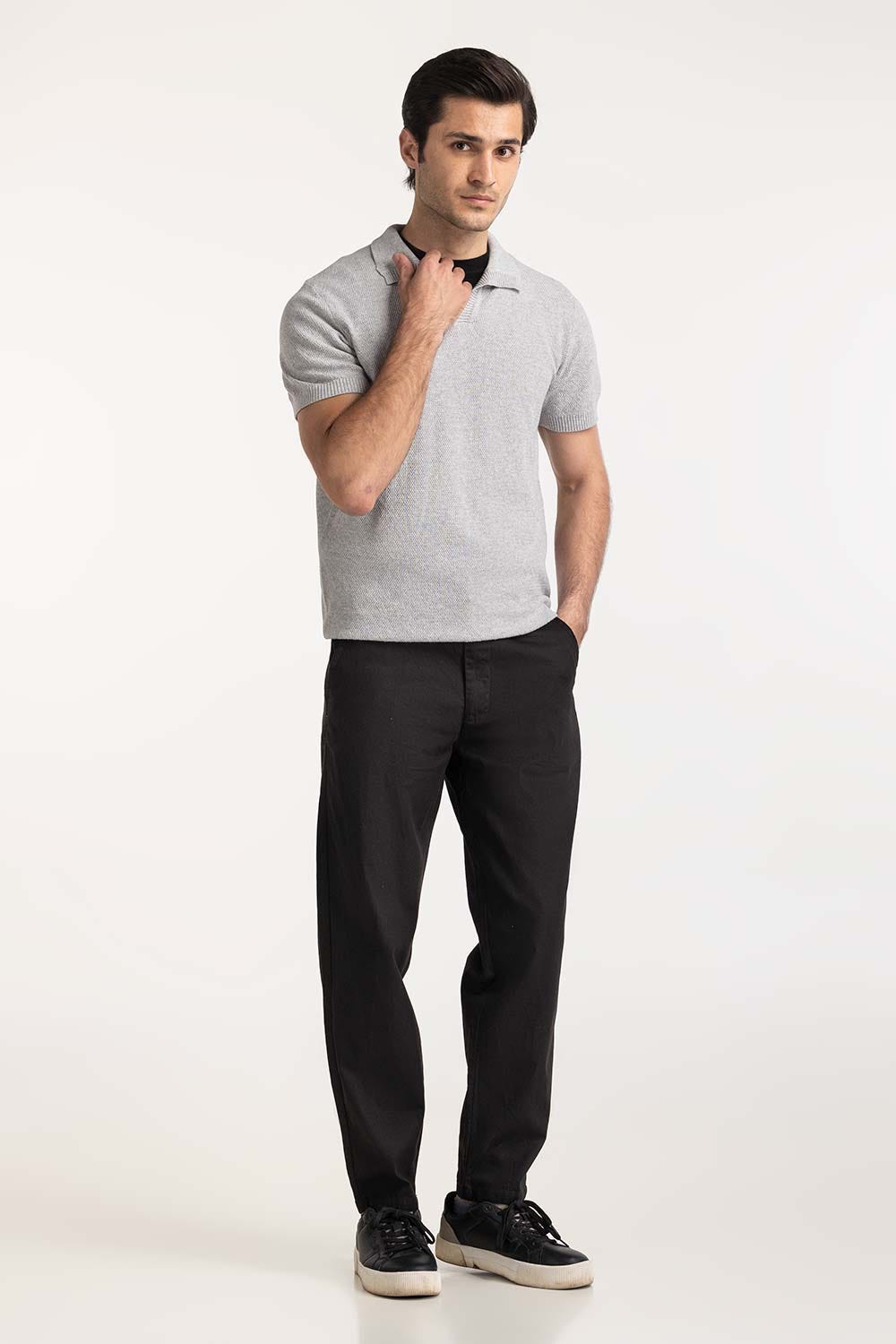 Sweater Knit Polo
