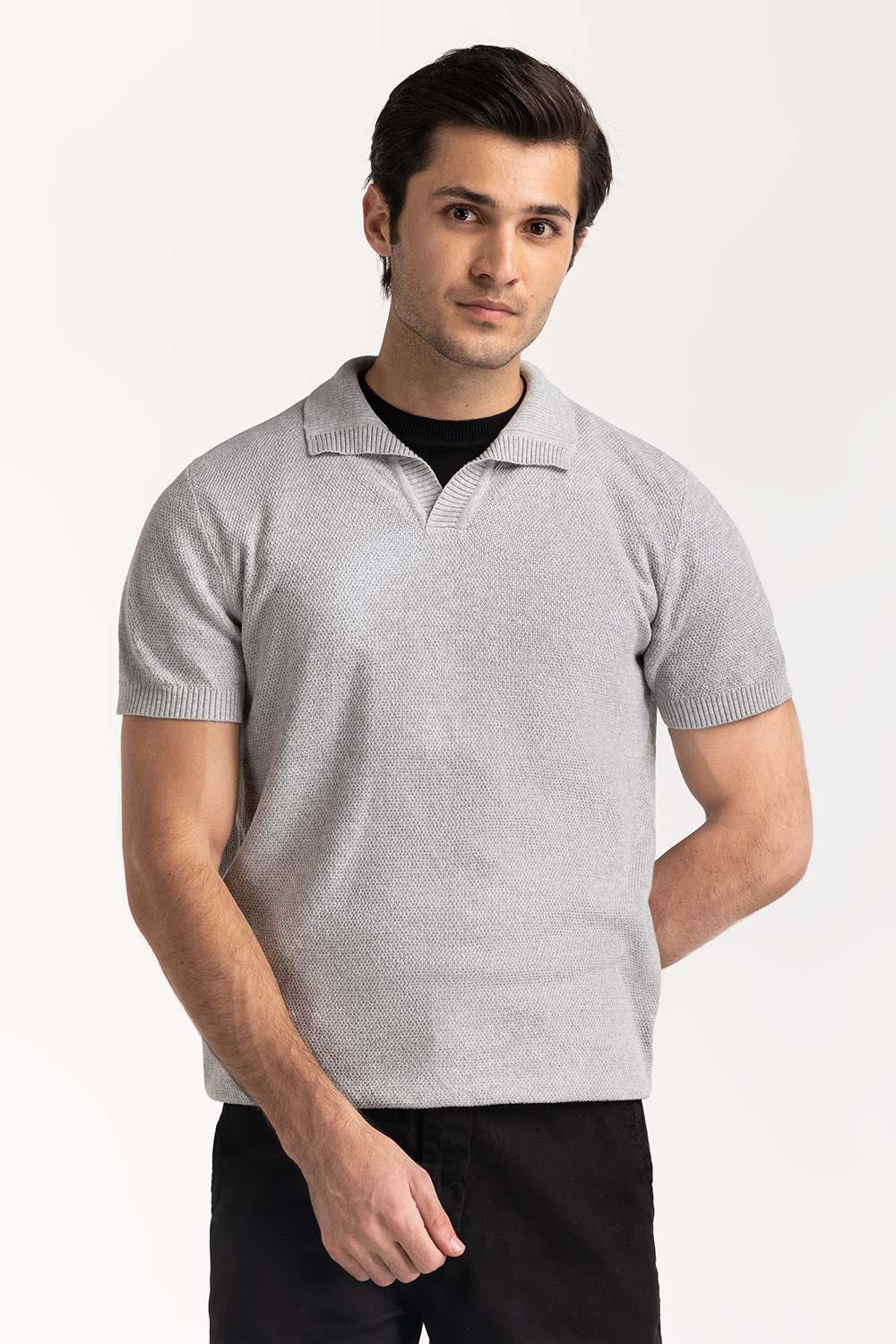 Sweater Knit Polo
