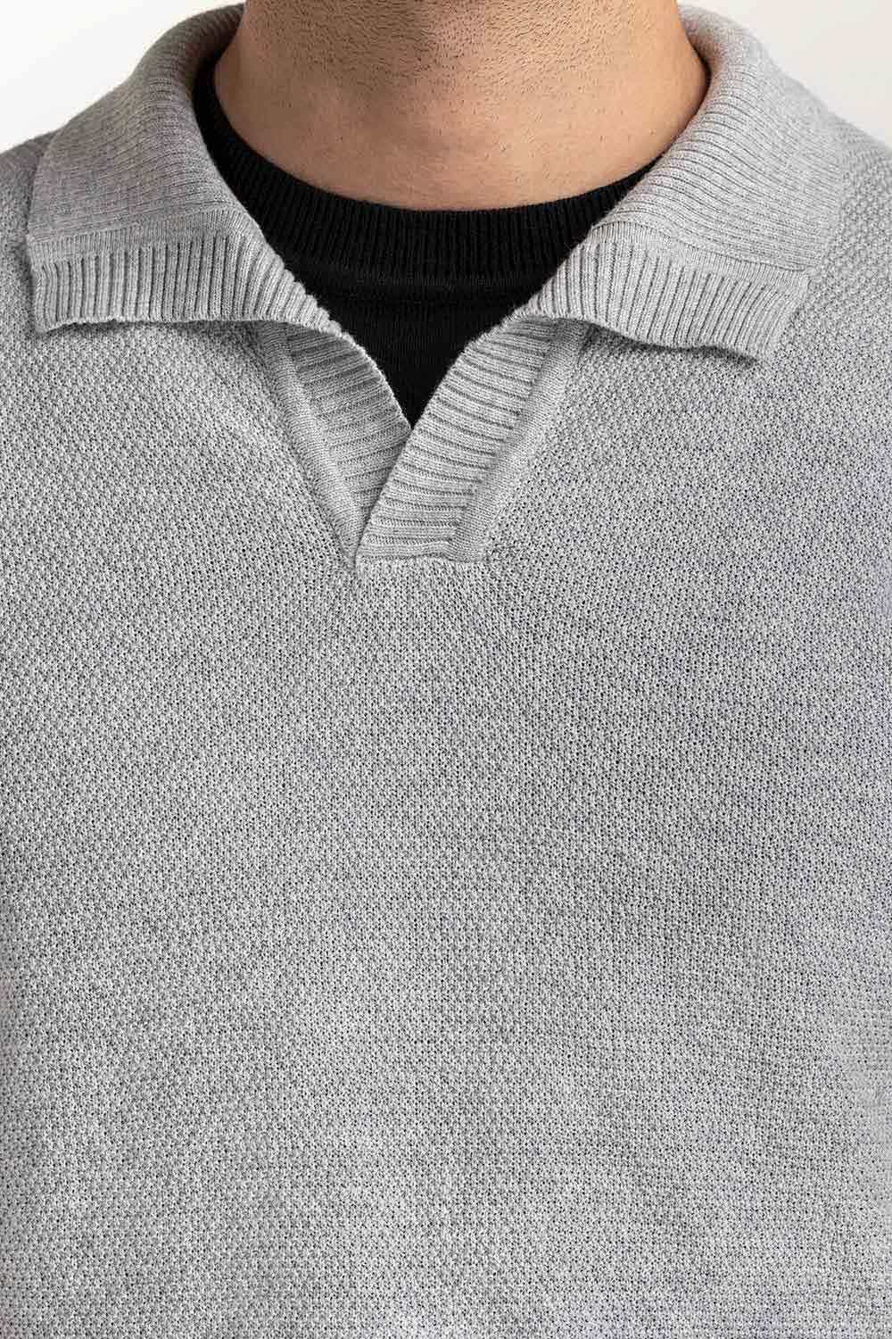 Sweater Knit Polo