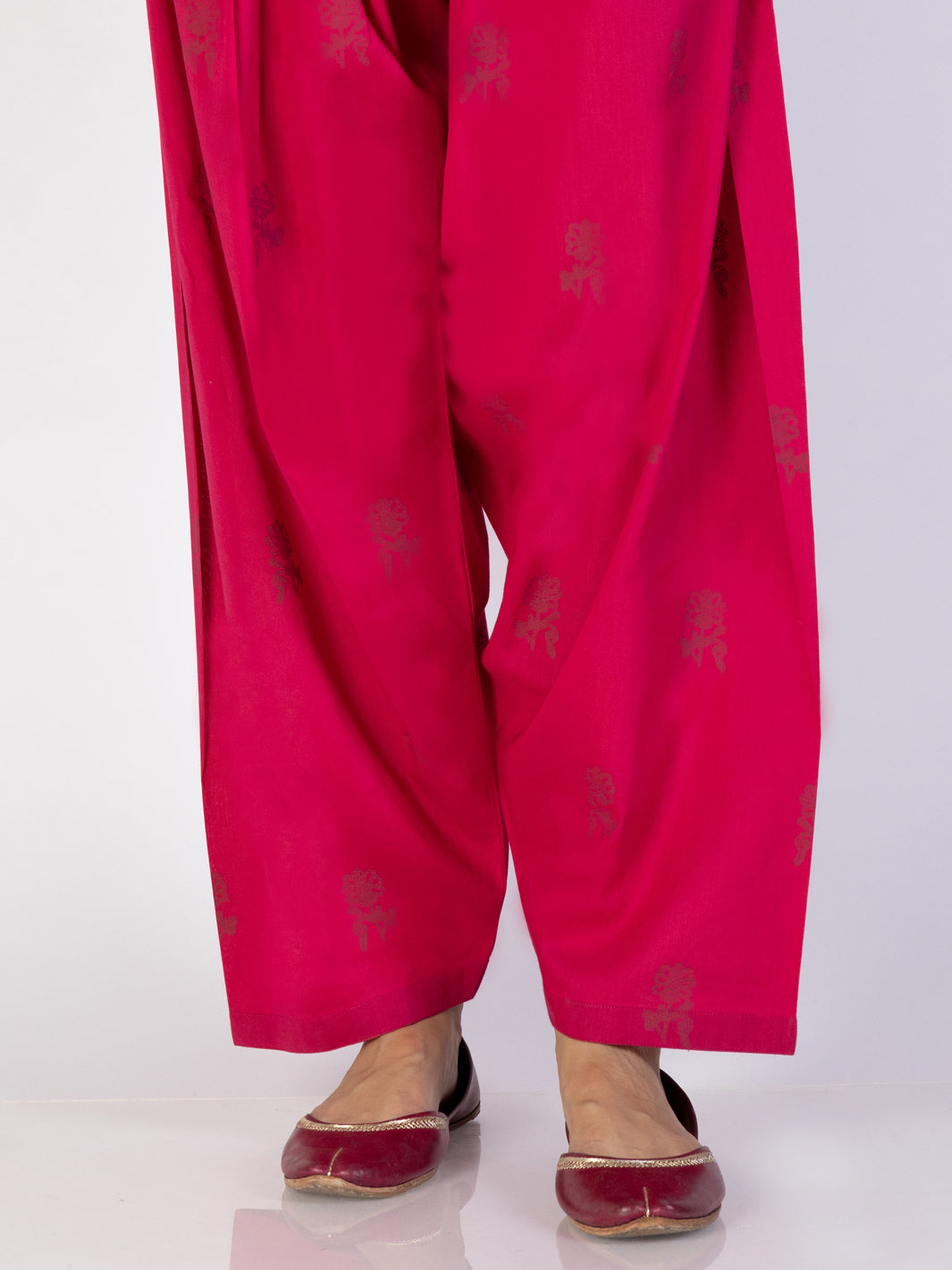 Fuchsia Cambric Trousers - AL-T-706