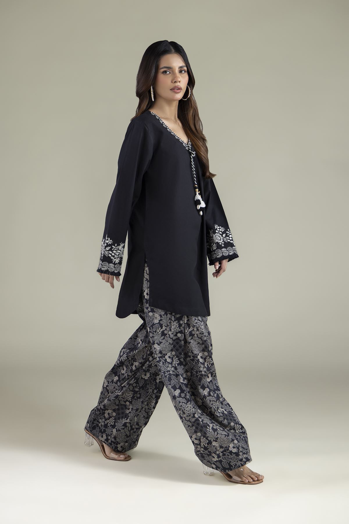 Black Tailored 2-Piece
