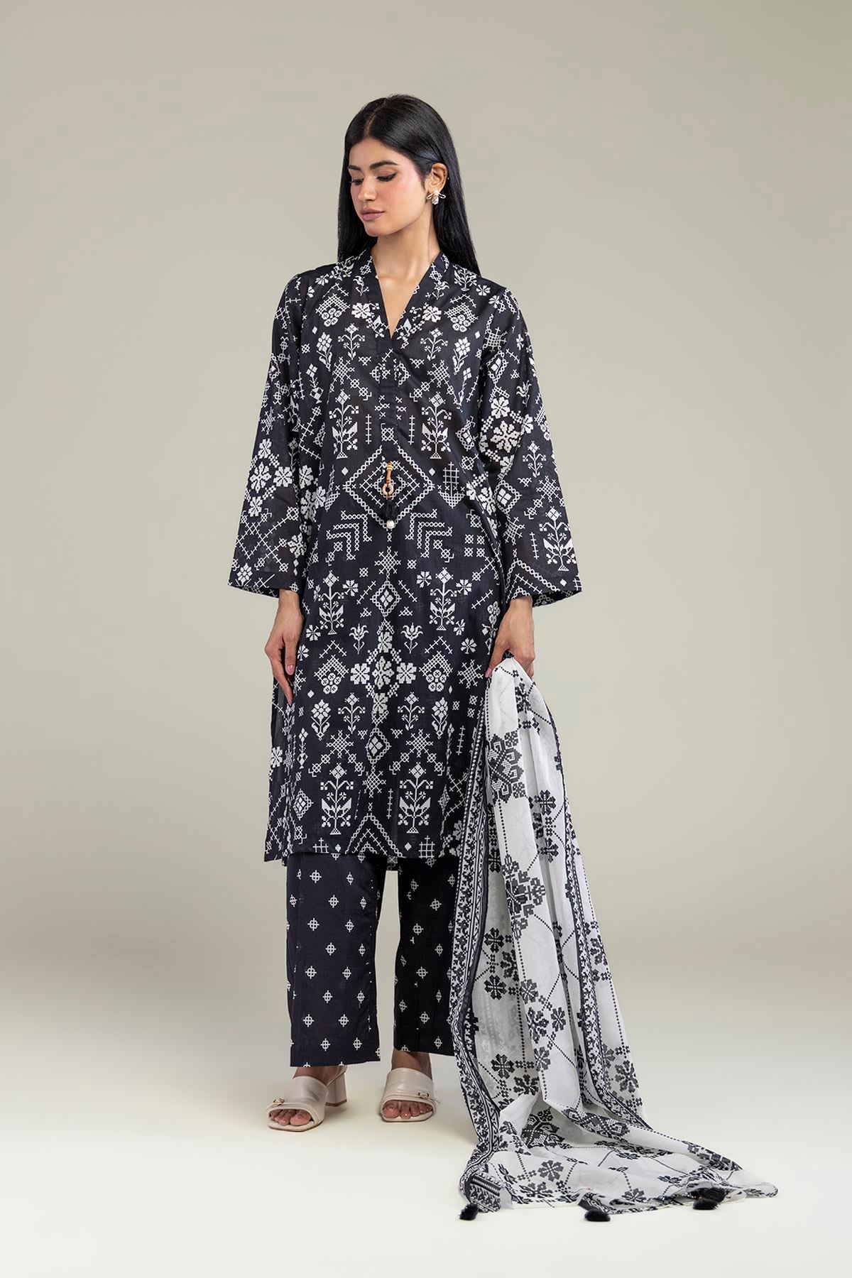3-Piece Tailored Lawn
