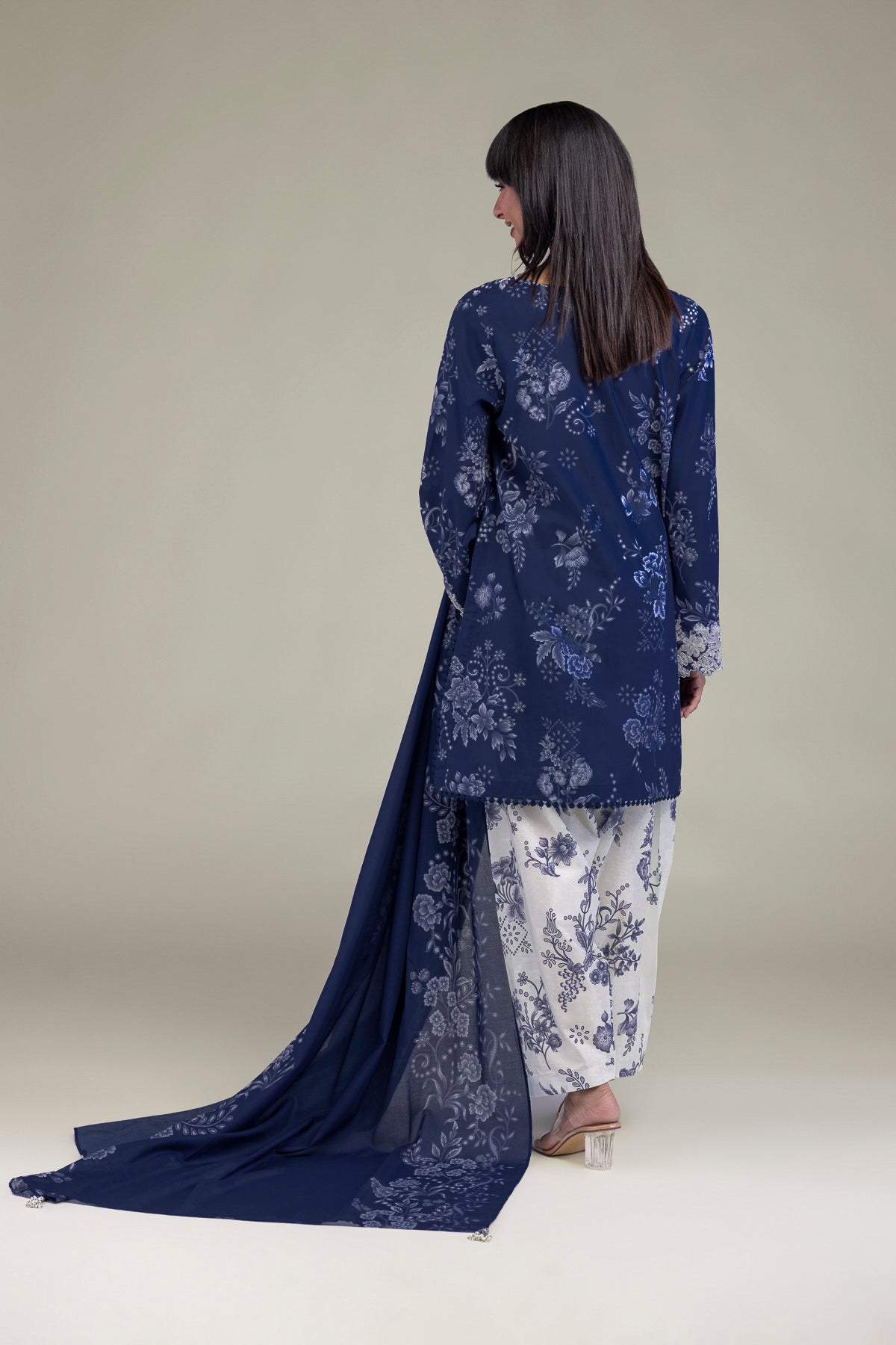 Lawn 3-Piece Tailored