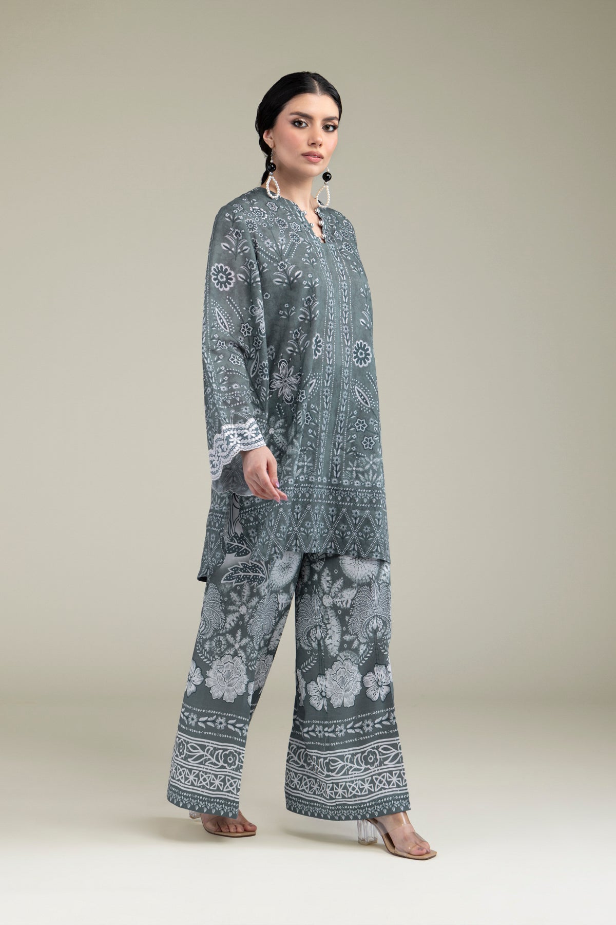 2-Piece Tailored Cambric