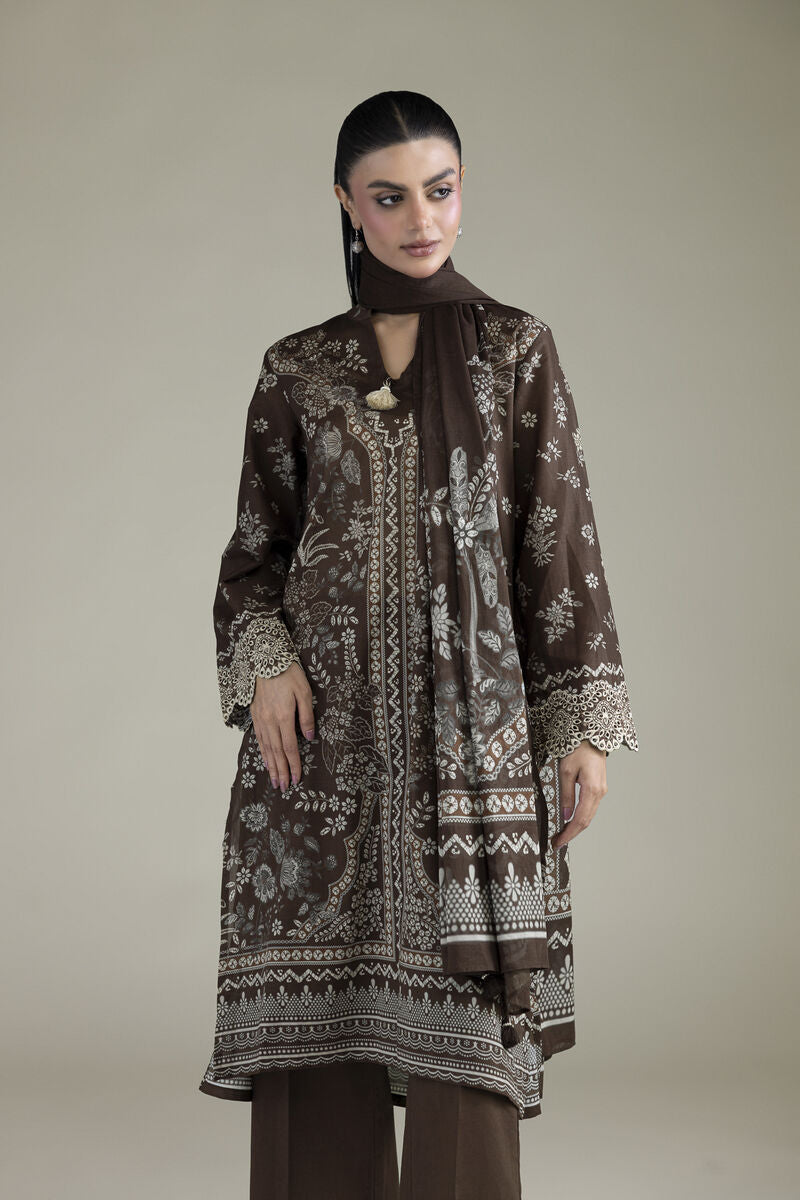 Brown Tailored 3-Piece
