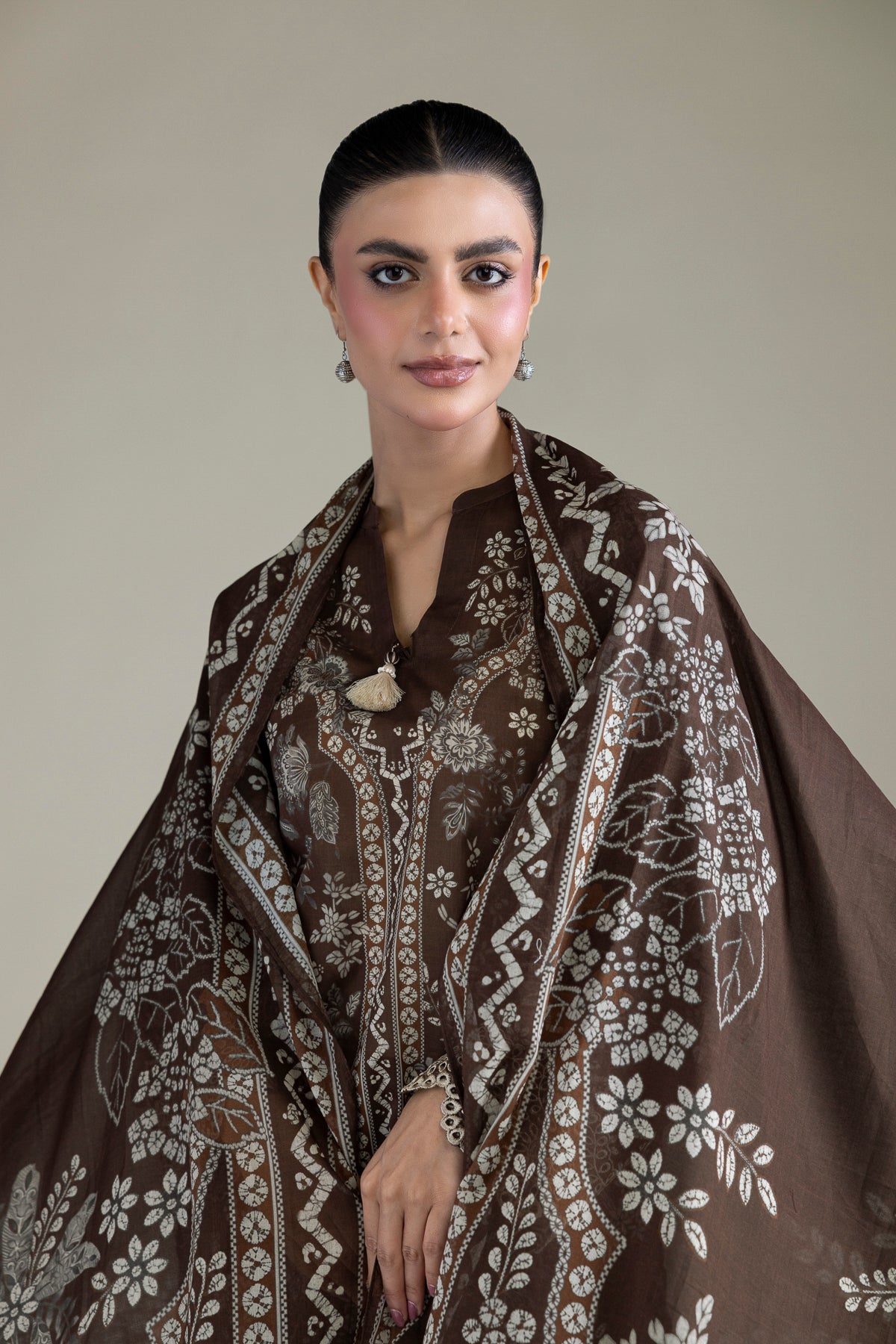 Brown Tailored 3-Piece