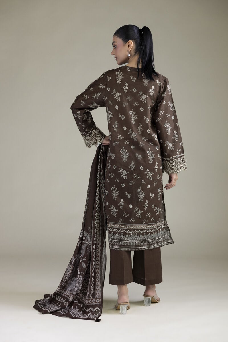 Brown Tailored 3-Piece