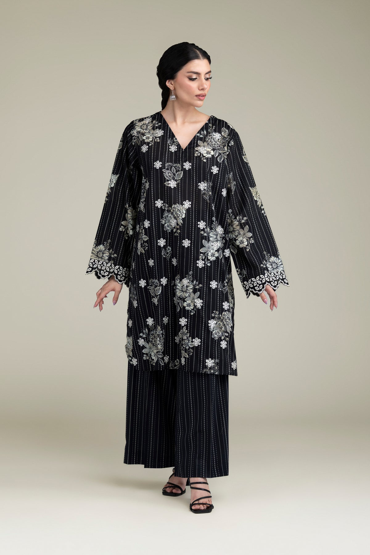 2-Piece Tailored Cambric