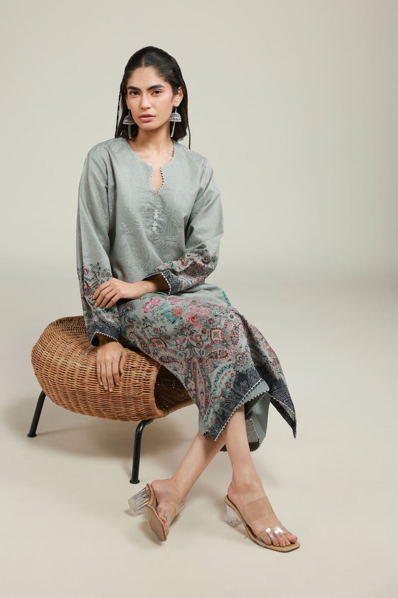 Gray Tailored Set