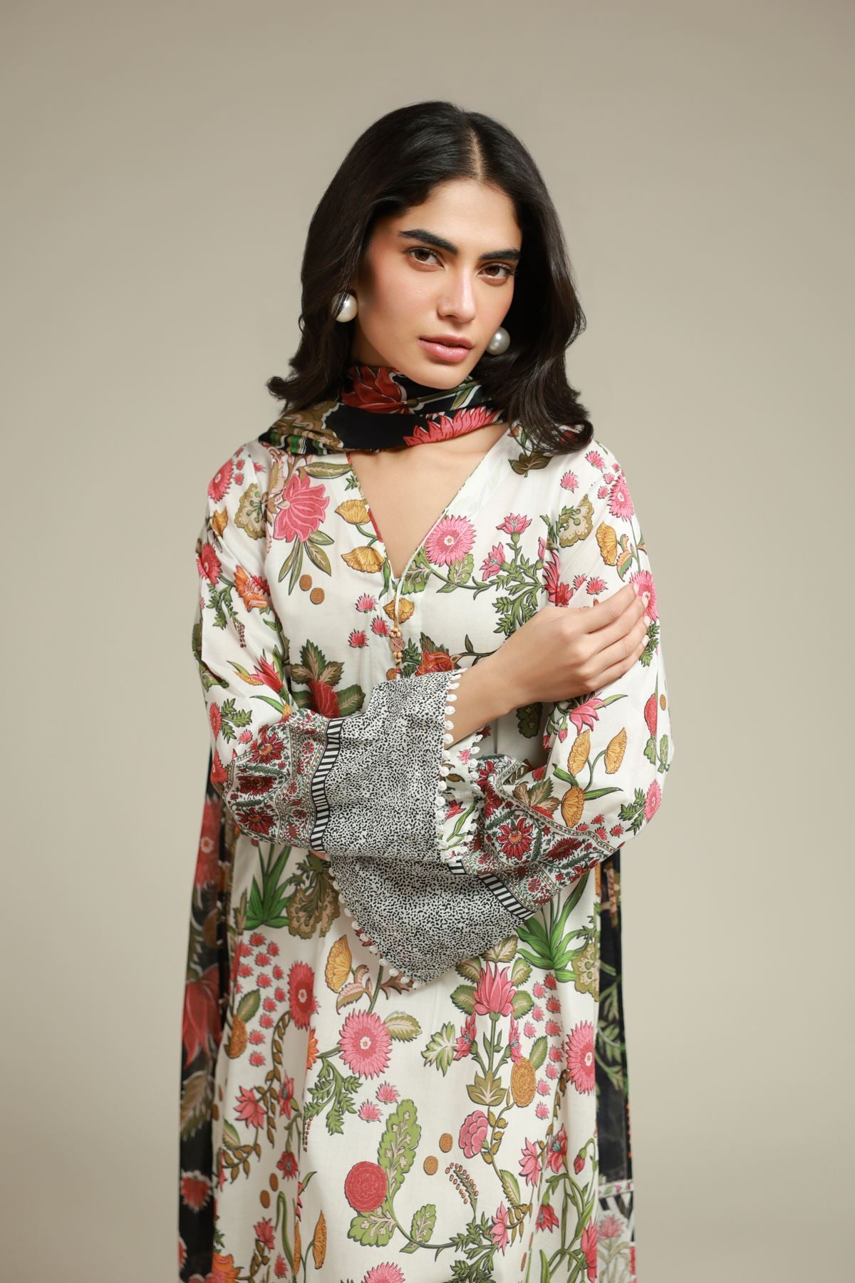 Floral Tailored 3-Piece