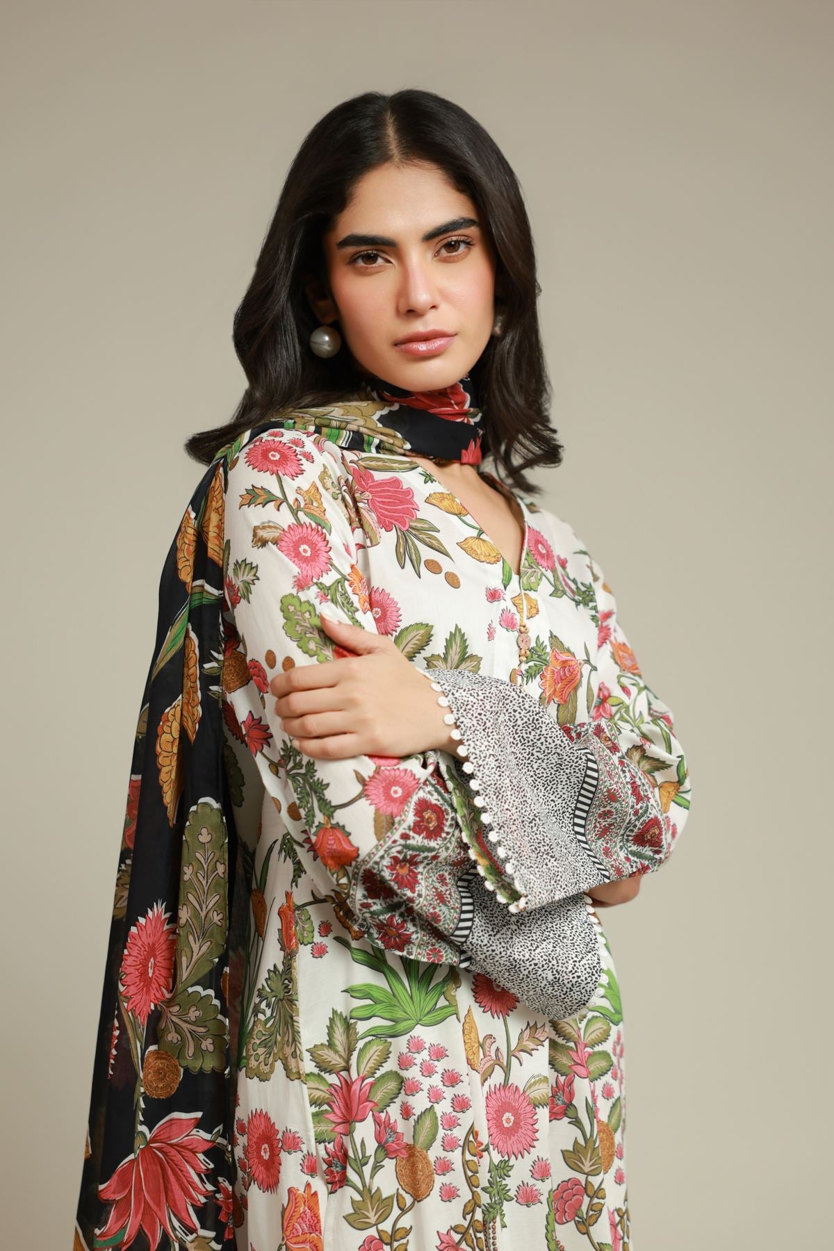 Floral Tailored 3-Piece