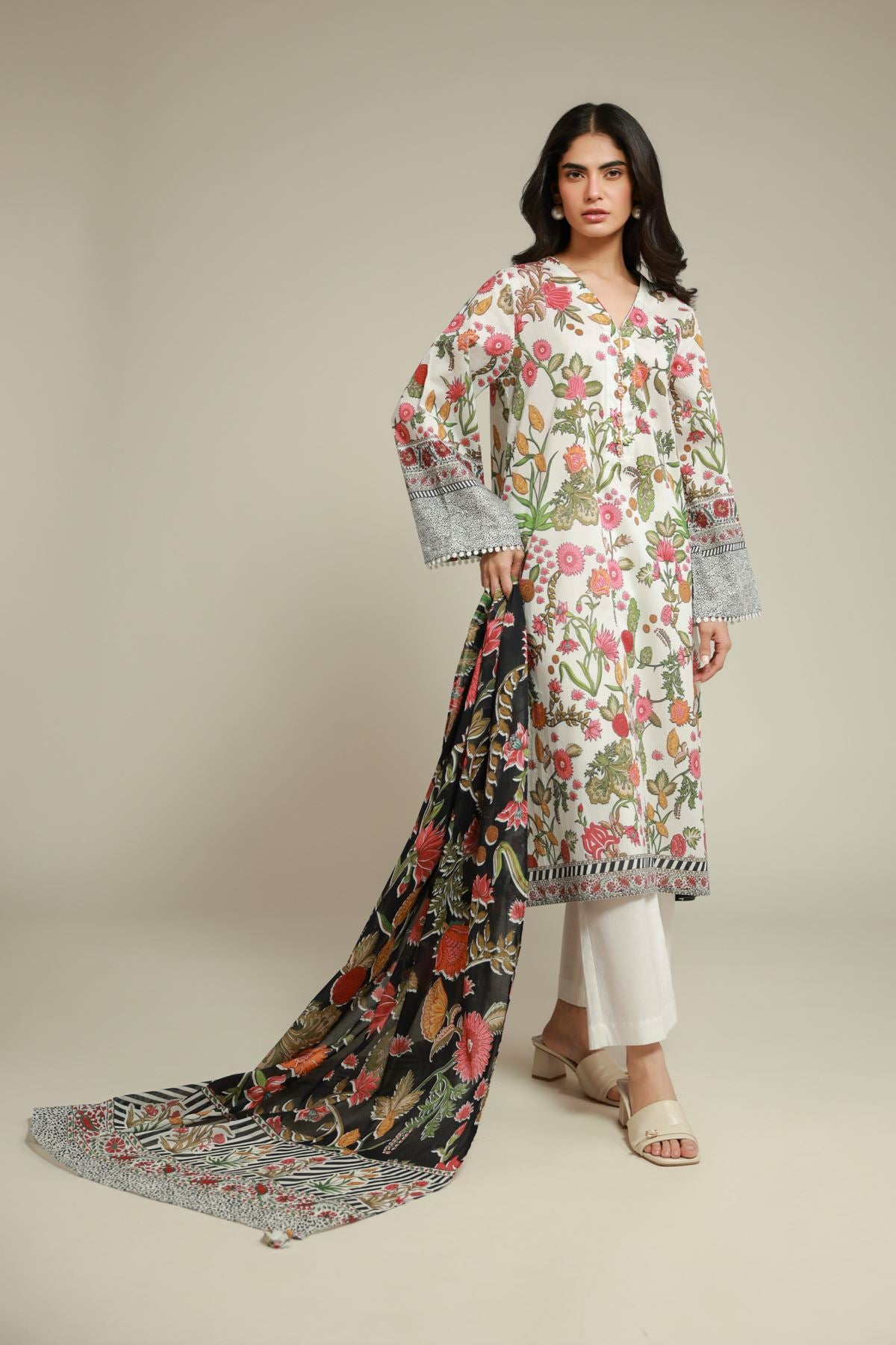 Floral Tailored 3-Piece