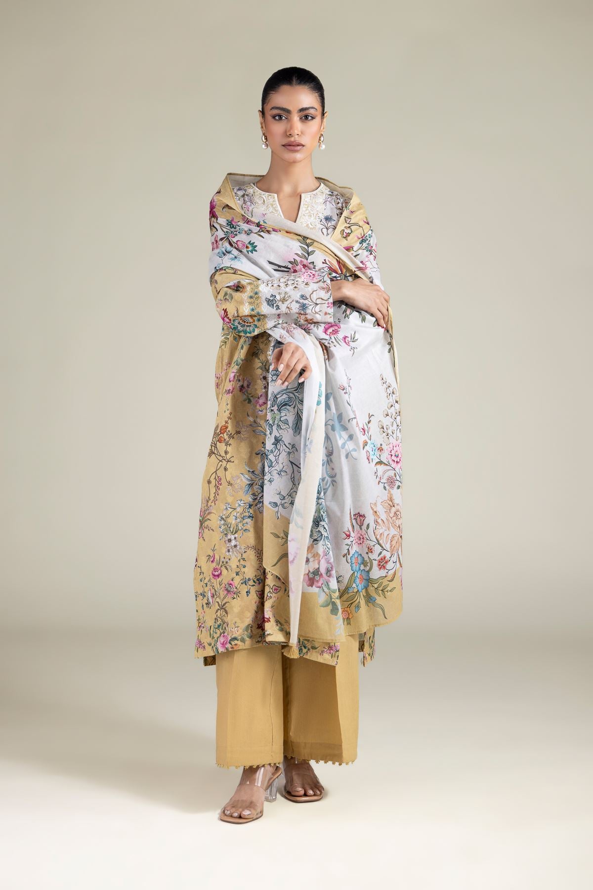 Floral Tailored 3-Piece