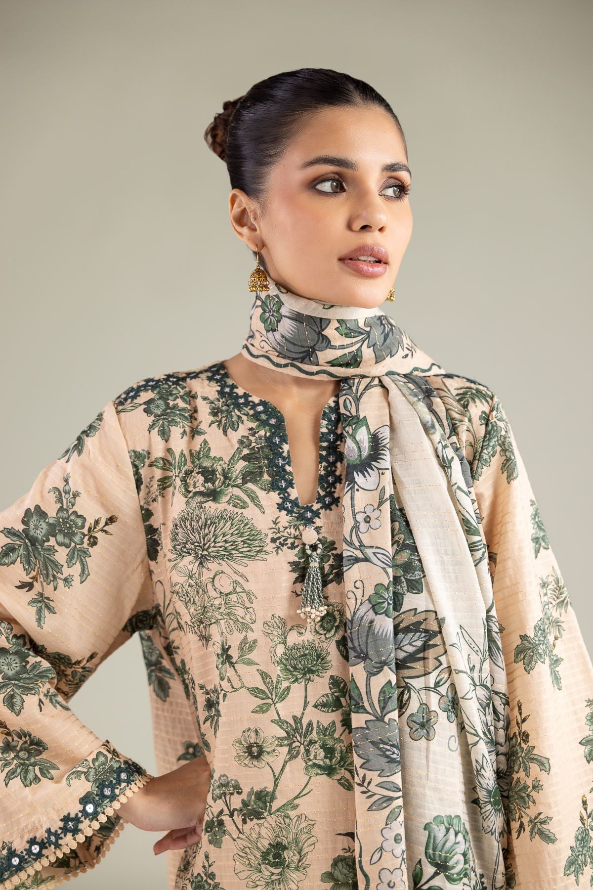 Tailored Floral 3-Piece