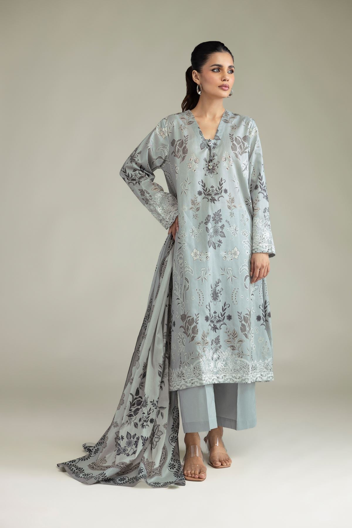 Lawn 3-Piece Tailored