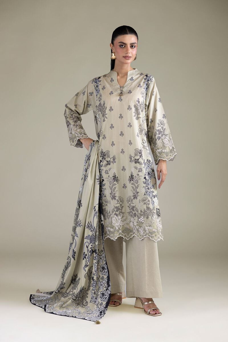 Lawn 3-Piece Tailored
