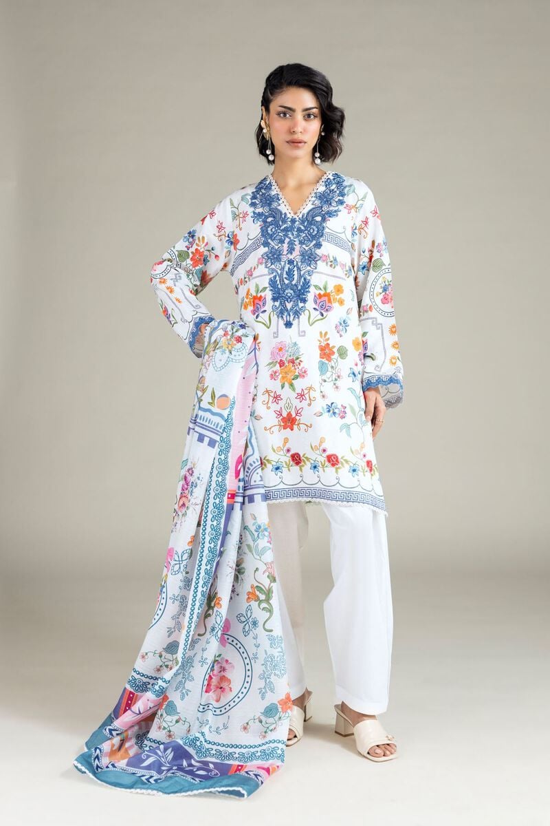 3-Piece Printed Suit