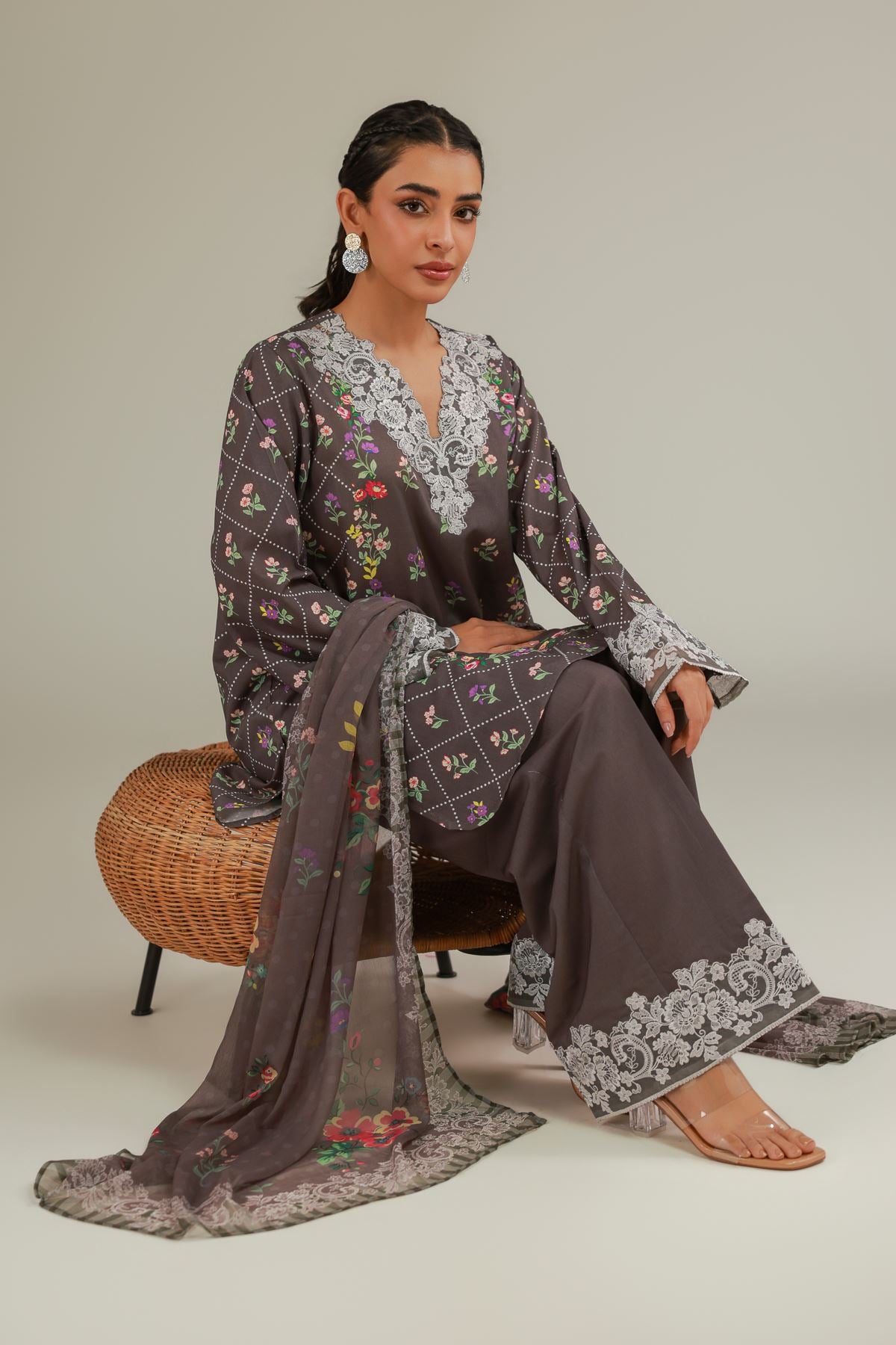 Floral Cambric Tailored