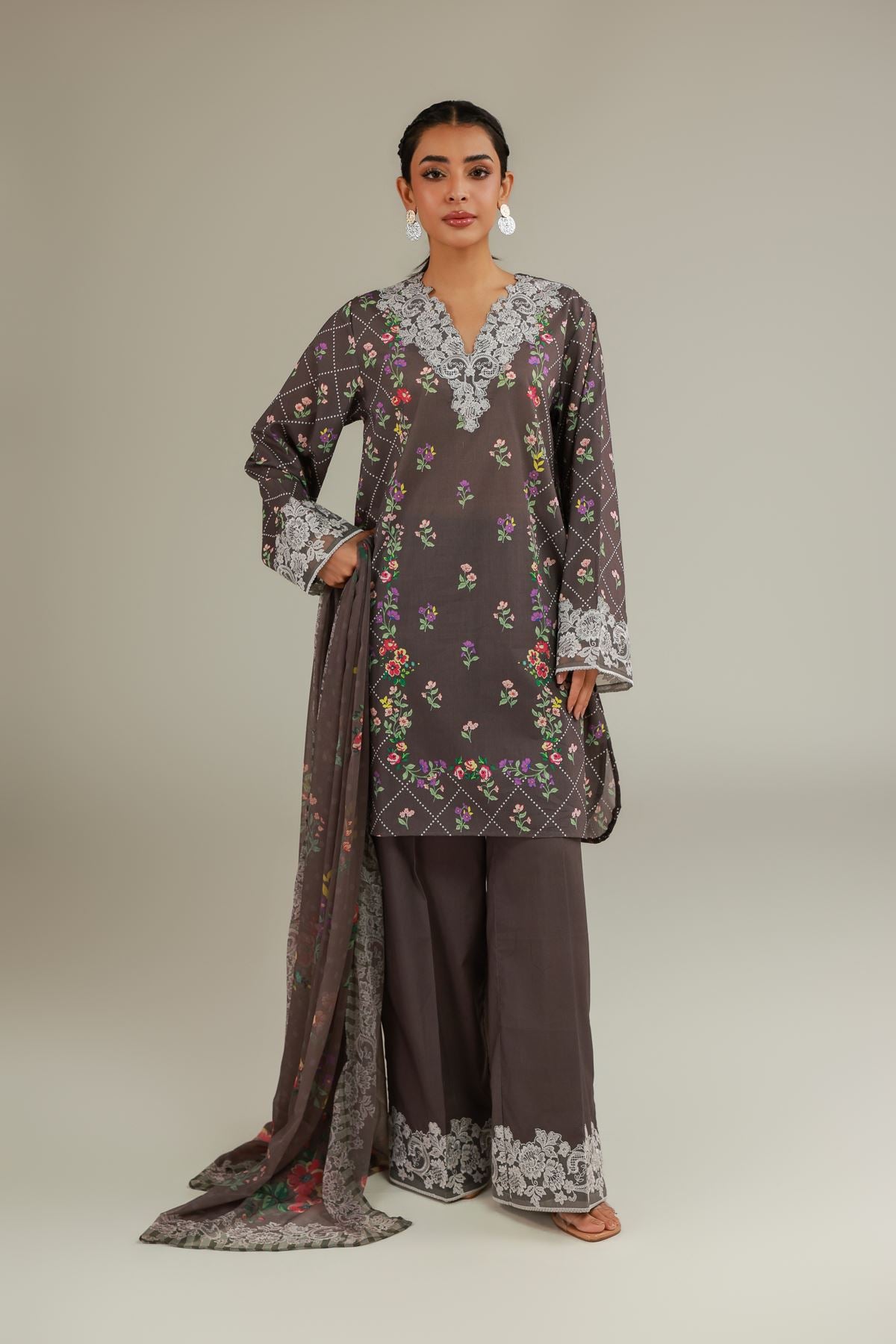 Floral Cambric Tailored