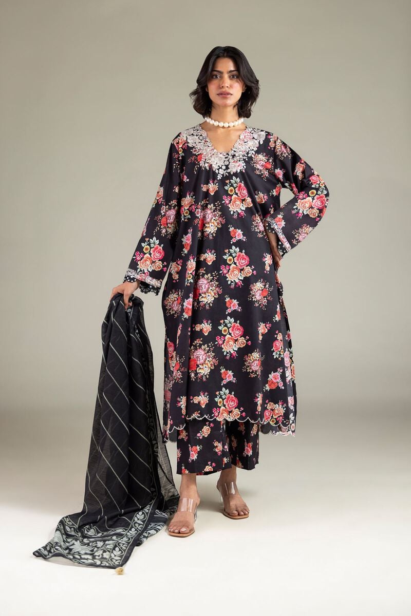 Tailored Floral 3-Piece