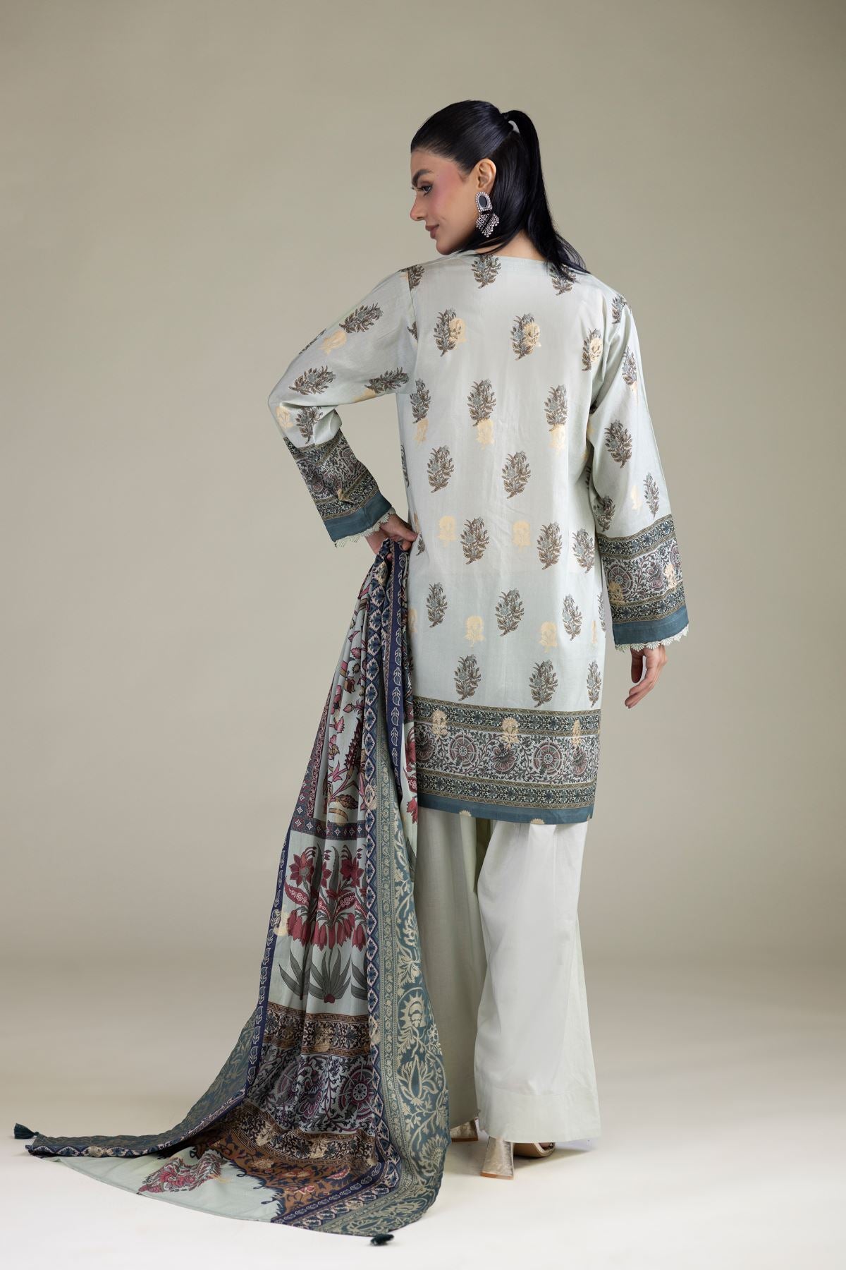 Jacquard Tailored 3-Piece