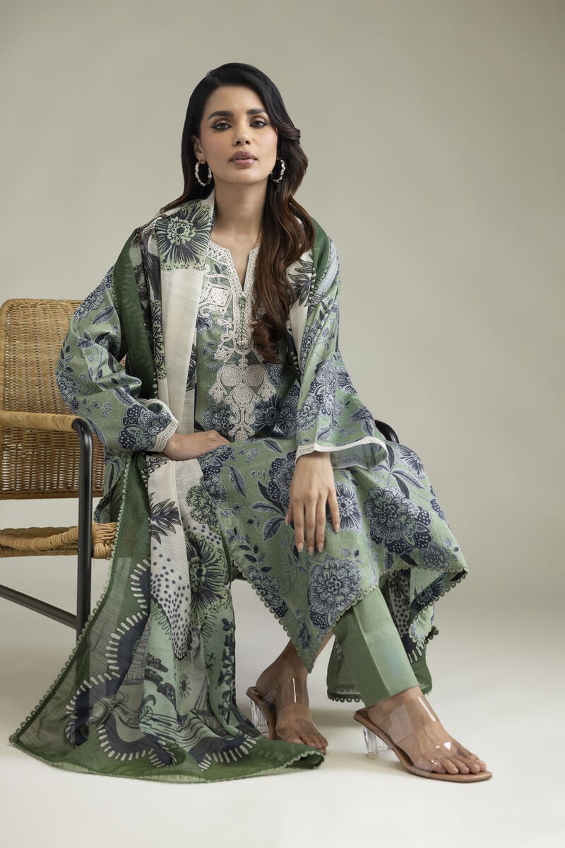 Lawn 3-Piece Tailored