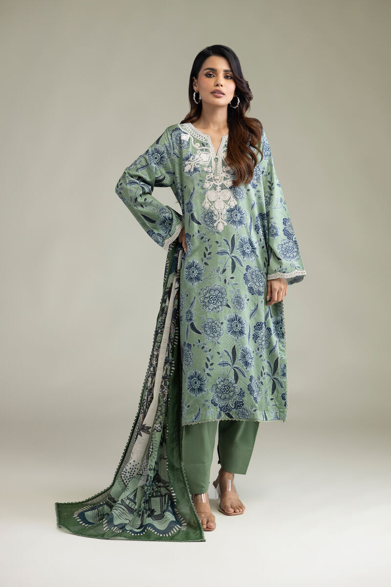 Lawn 3-Piece Tailored