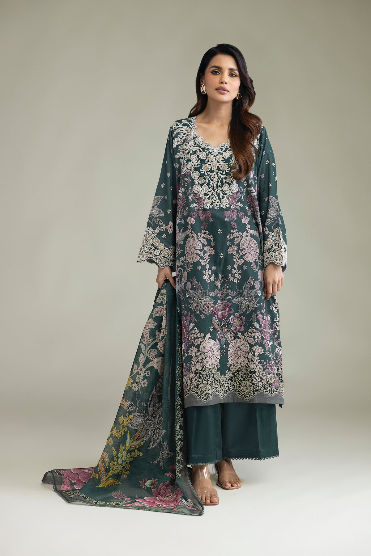Lawn 3-Piece Tailored