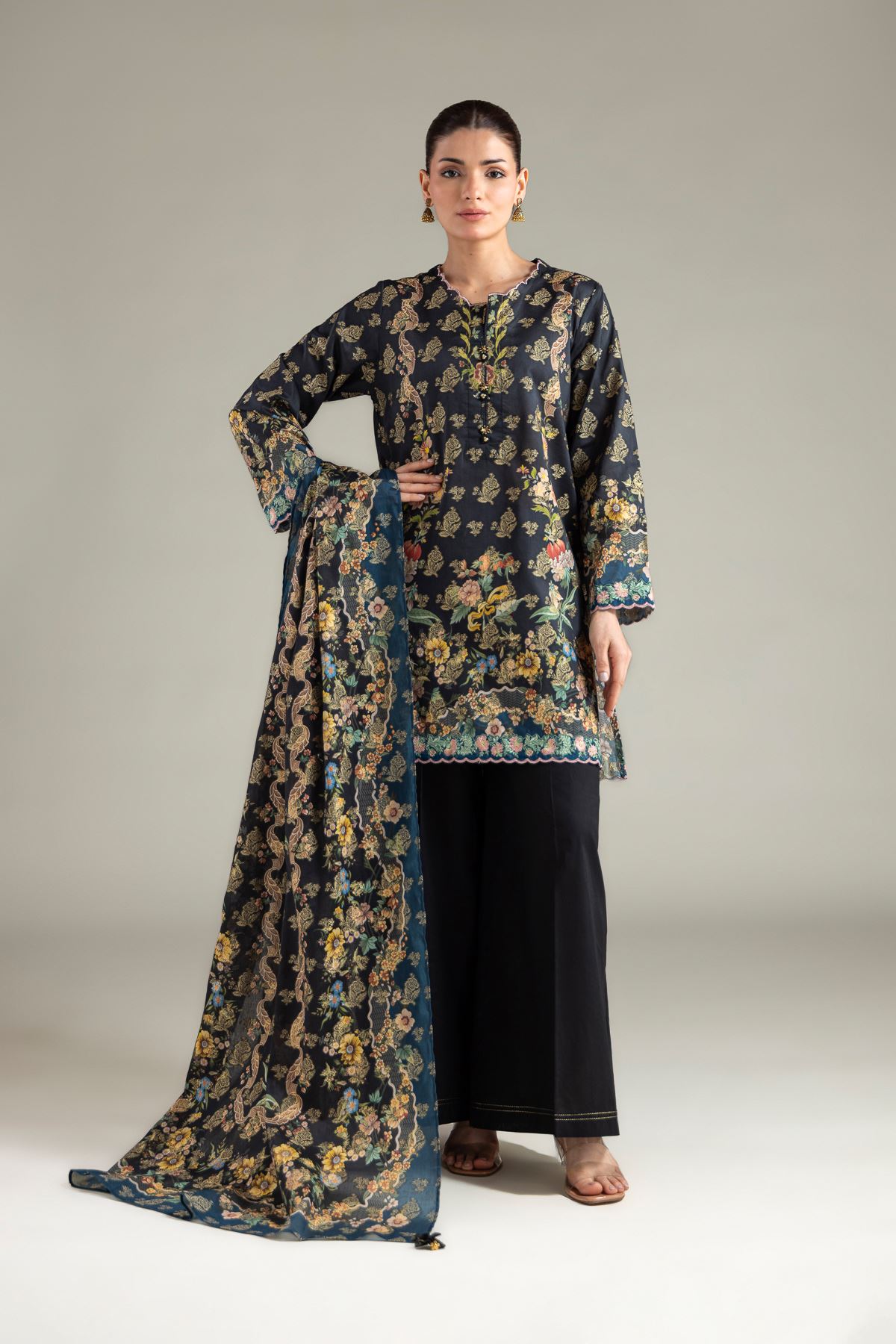 Black Tailored 3-Piece