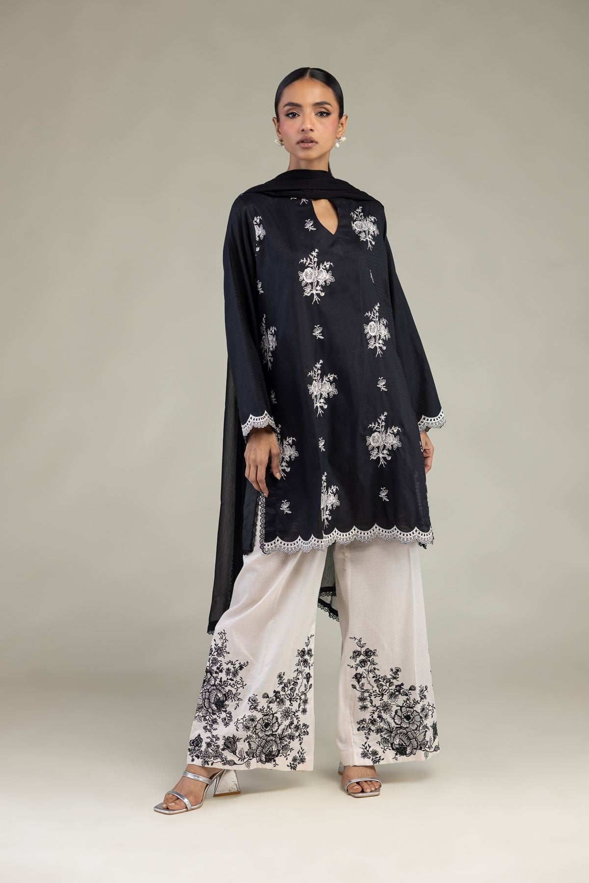 Tailored Floral 3-Piece