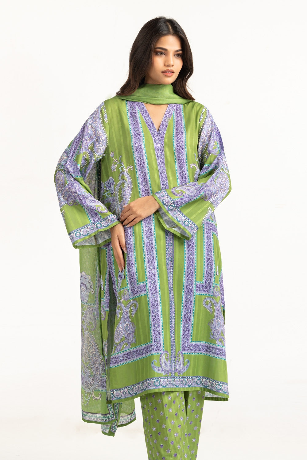 Tennis Net Printed Dupatta
